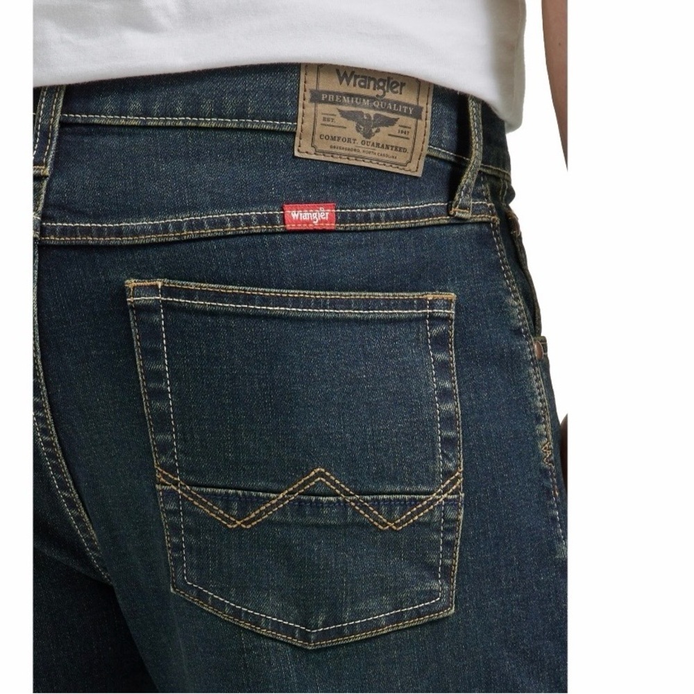 Wrangler Men's Slim Straight Fit Jean with Stretch Sz 28X30 NWT - Picture 4 of 5